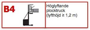 B4 - Höglyftande plocktruck