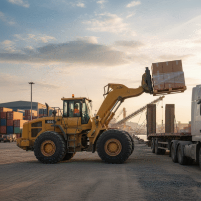 Hjullastare & Lastmaskin – Godshantering